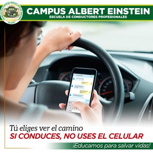 El celular al volante es más peligroso que conducir ebrio